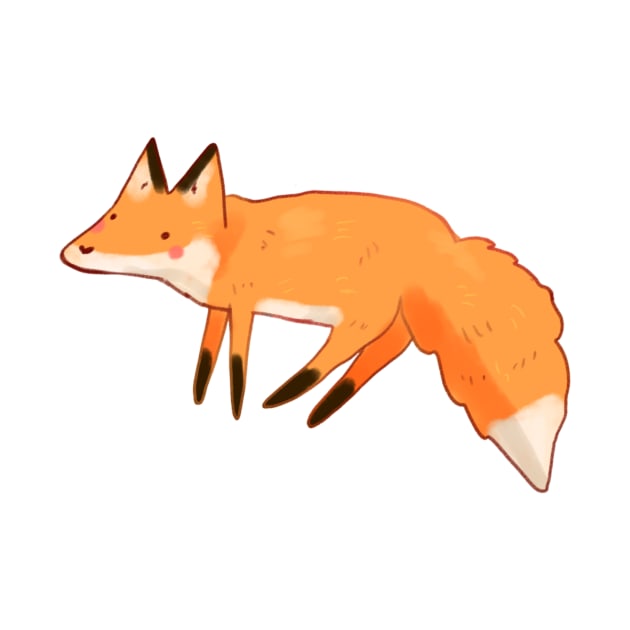 Cute fox illustration by Mayarart