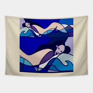 Lady of the Wave Tapestry