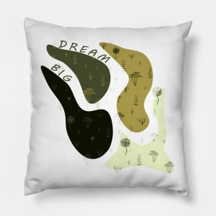 Floral Green Olive 02 Pillow