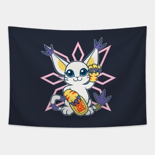 Lucky Gatomon Tapestry