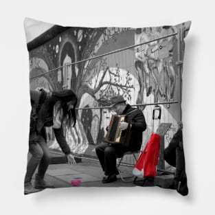 Street Music, Berlin Wall Pillow