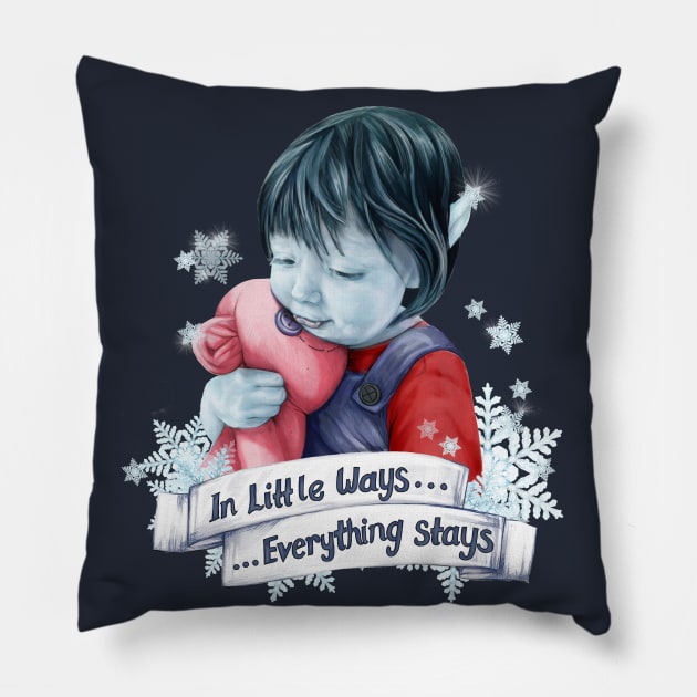 Young Marceline - Everything Stays (Adventure Time fan art) Pillow by art official sweetener