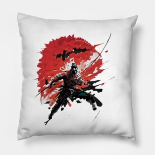 Samurai Warrior Pillow