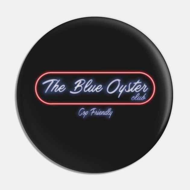 The Blue Oyster club 80s Police Academy Pin TeePublic