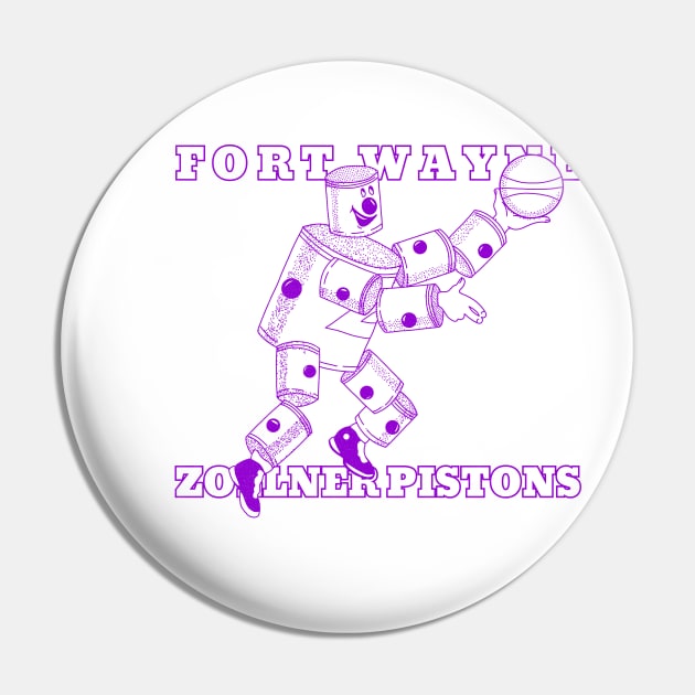 Defunct Fort Wayne Pistons Basketball 1948 Indiana Pin TeePublic