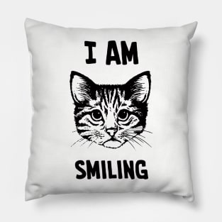 I am smiling Pillow