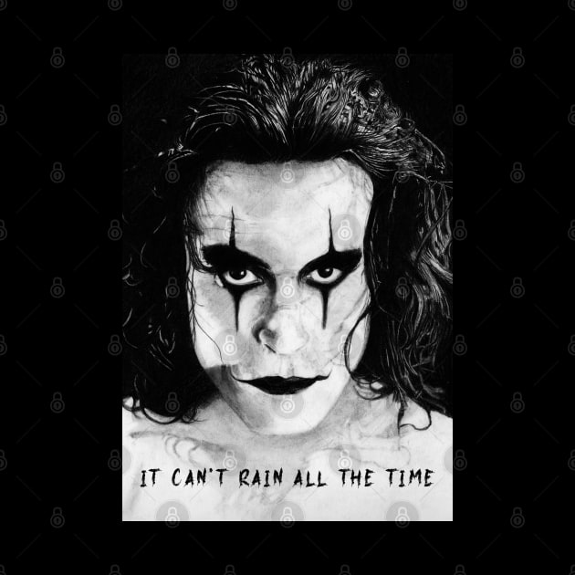 It can't rain all the time... The Crow tee. by pencilartist