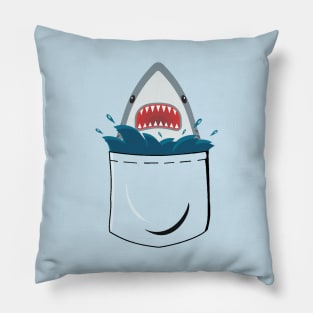 Shark in a Pocket Pillow