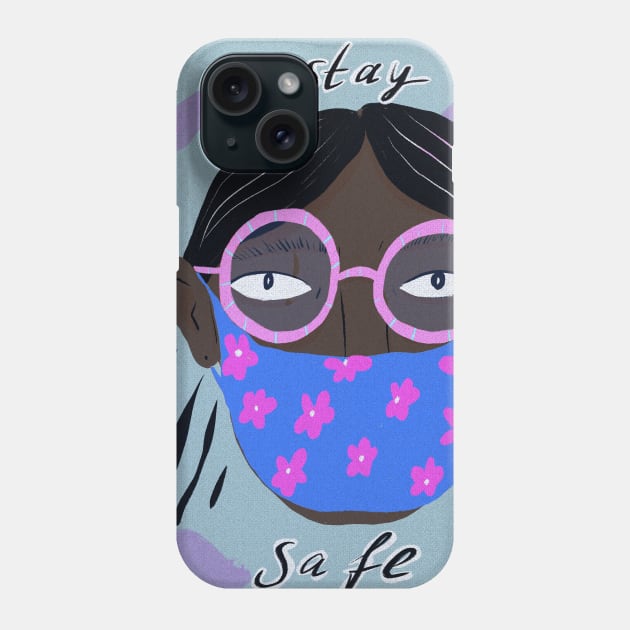 Stay Safe | design no. 4 Phone Case by Sofi Naydenova