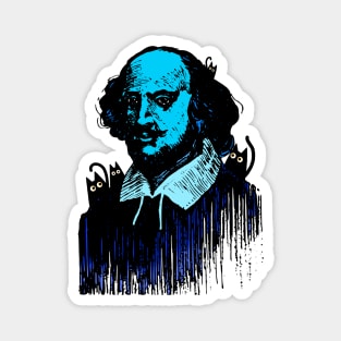 Shakespeare and the Black Cats Magnet