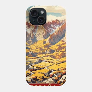 Picos de Europa National Park Spain Travel Tourism Retro Vintage Phone Case