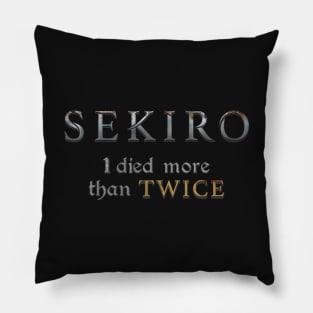 Sekiro - I died more than twice Pillow