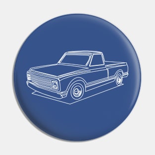 Chevy C 10 Pickup Cool Classic Truck Pin