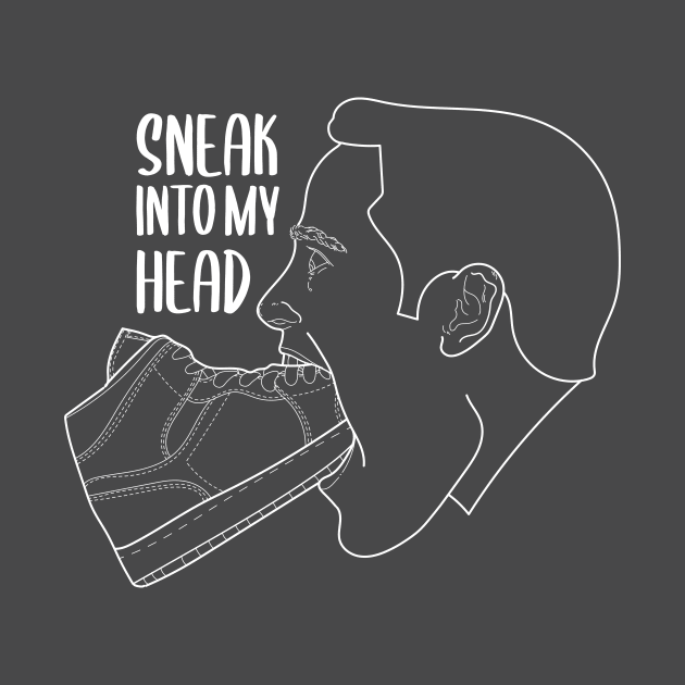 Sneak into my head – white by SUGAH