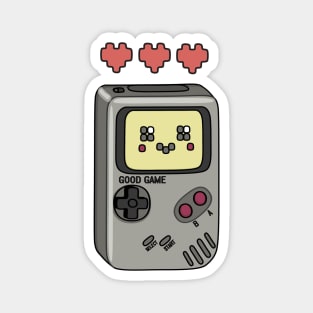 Kawaii Games Console Hearts Magnet