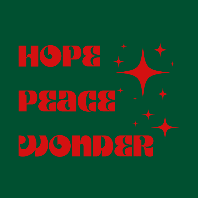 SheHopes Hope Peace Wonder by SheHopes