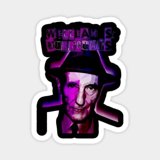 William S Burroughs Punk Design Magnet