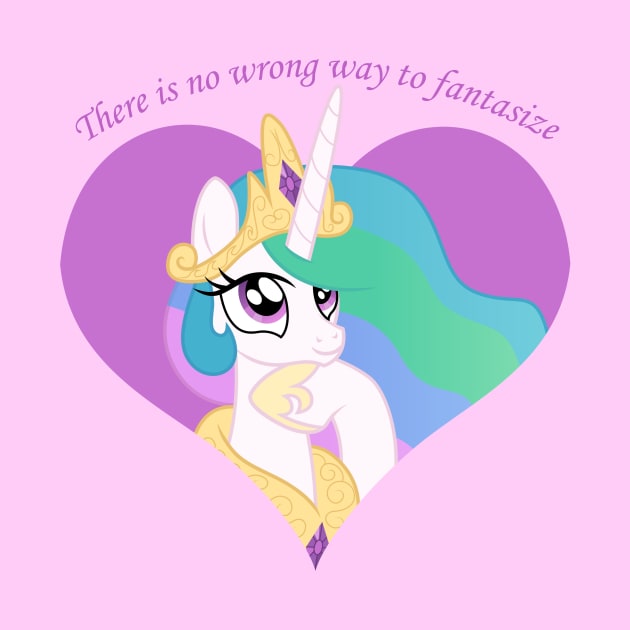 Princess Celestia Fantasize by CloudyGlow