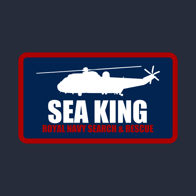 Royal Navy Sea King Patch by Tailgunnerstudios