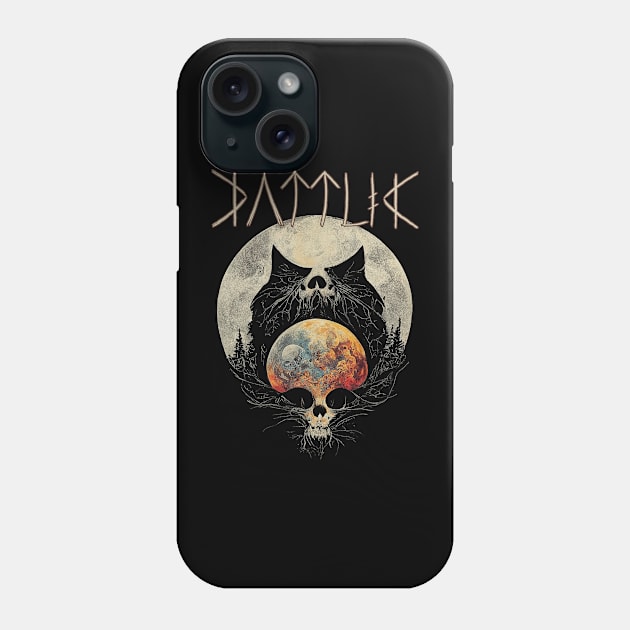 Kattlik moonskull Phone Case by Kattlik