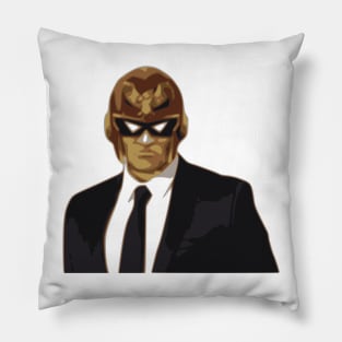 Captain Falcon in Formal Attire Pillow