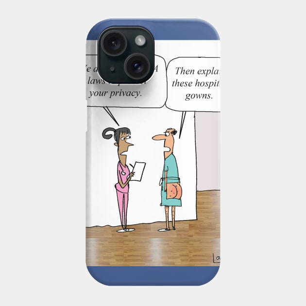 HIPPA doesn't protect privacy Phone Case by larrylambert