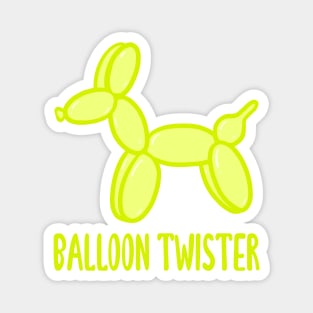 Balloon Twister! (Chartreuse) Magnet