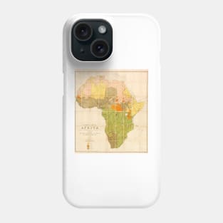 Map of the languages of Africa, 1883 (C029/1131) Phone Case