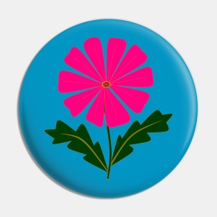 A Big Pink Flower Pin