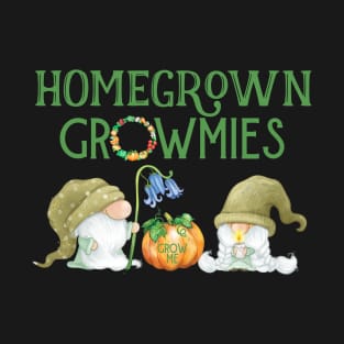 Homegrown Gnomes Growmies Organic Farmers T-Shirt