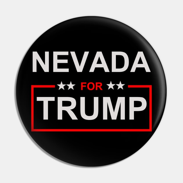Nevada for Trump Pin by ESDesign