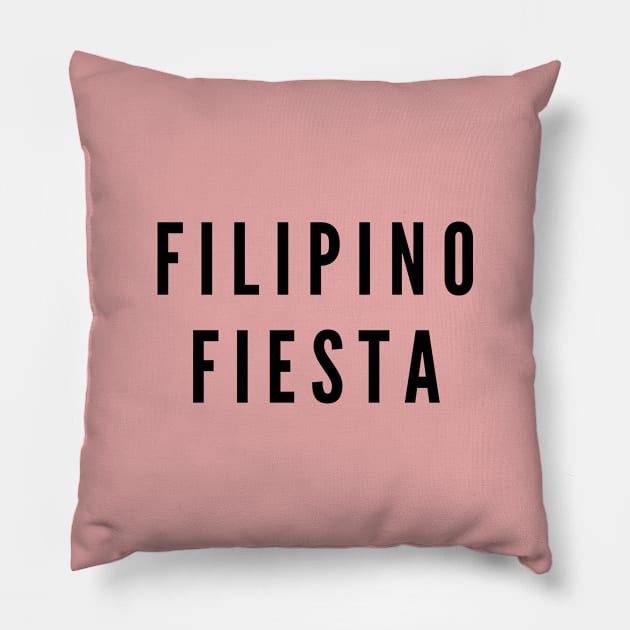 Pilipinas Fiesta - Celebration Pillow by CatheBelan