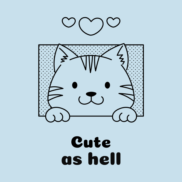 Very cute cat design by Purrfect Shop