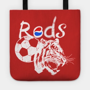 Korean soccer red tee for world cup Tote