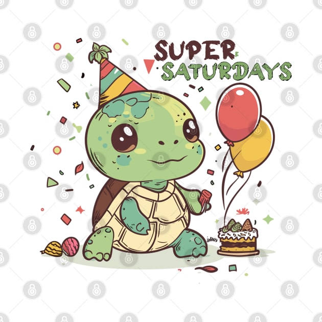 Super Saturdays: Kawaii Turtle Party by WEARWORLD