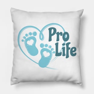 pro life - baby stamp Pillow