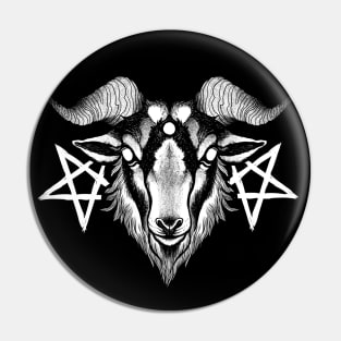 dark goat Pin