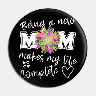 Being a new mom, expecting mother gift, Happy first Mothers Day Pin