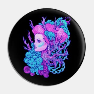 Blue Posy Spring Dryad Pin