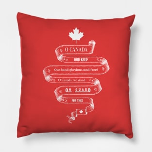 Canadian National Anthem - O Canada Pillow