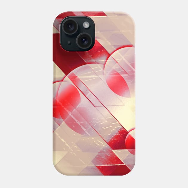 Red pattern Phone Case by Graph'Contact