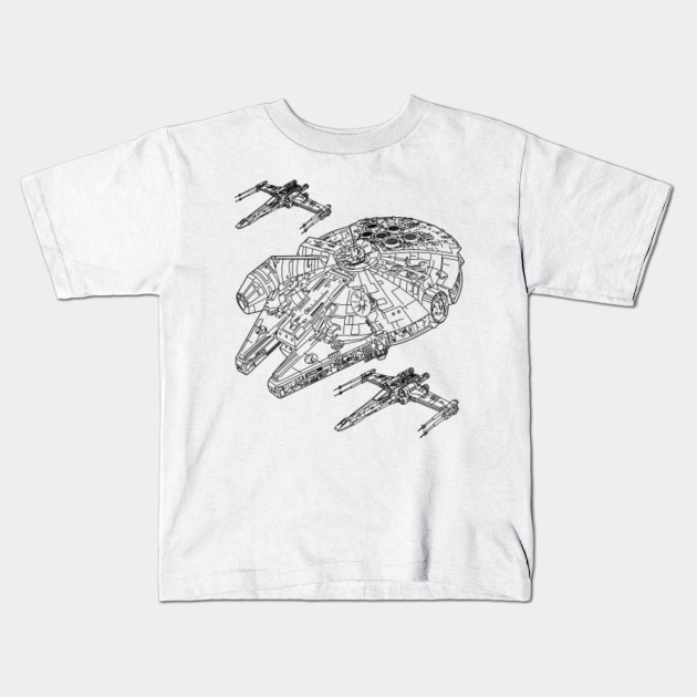 Millennium Falcon - Millennium Falcon - Kids T-Shirt | TeePublic