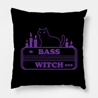 Bass Witch Pillow