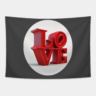 Valentines Day - Love symbol Tapestry