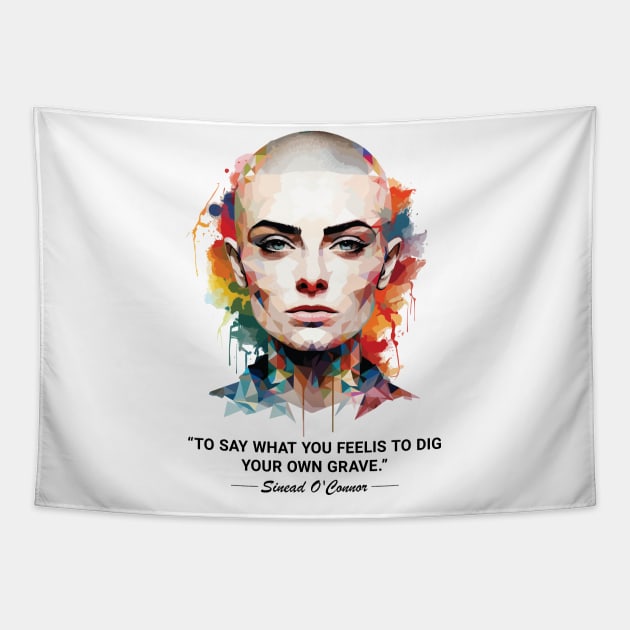 Sinead O'Connor Tapestry by vectrus