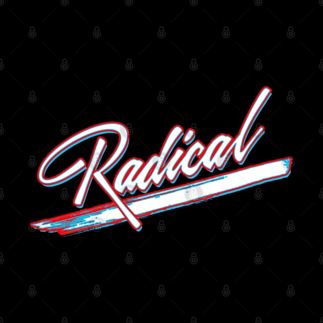 Radical 80s Retro Vintage Design by McNutt