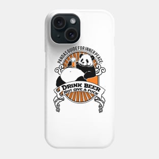 Panda beer Phone Case