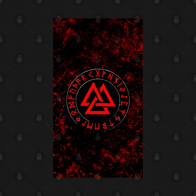 Valknut Norse Symbol by Scar