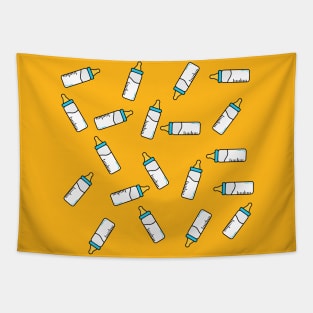 Baby milk bottle pattern Tapestry