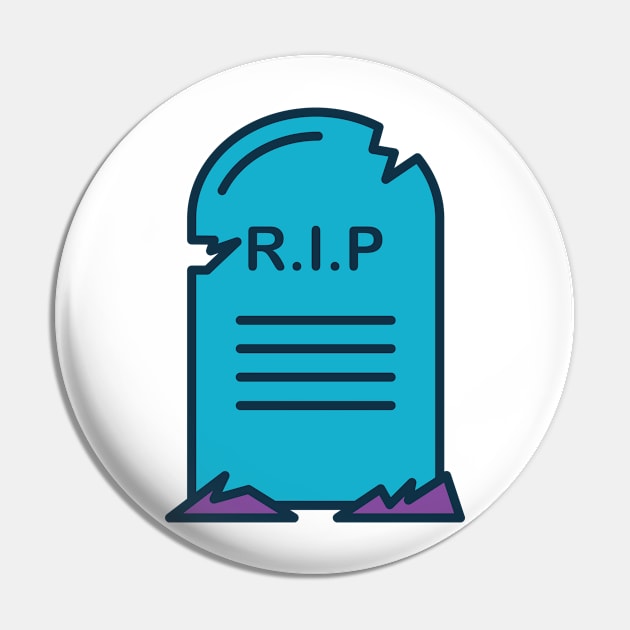 Tombstone Pin by Jonathan Wightman